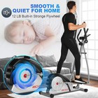 Magnetic Elliptical Exercise Bike Fitness Training Machine Home Gym Cardio Yoga_