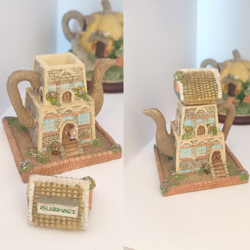 Vintage Miniature Mouse Teapot Collection - Whimsical Cottage House Collectibles - Picture 2 of 11