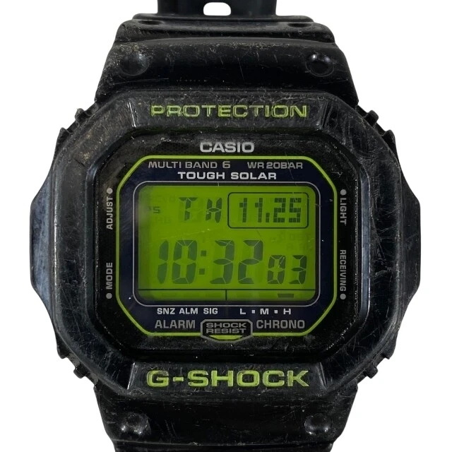 Casio G-SHOCK GW-M5610B-1JF Tough Solar Men's Wristwatch Pre-Owned