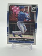2016 Panini Donruss Optic Chrome Base Card #101 Addison Russell Cubs 