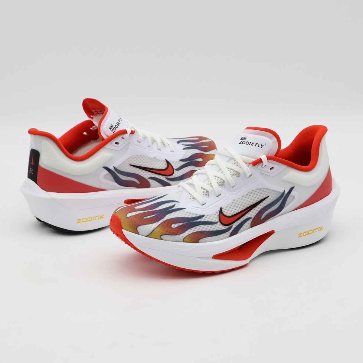 HQ3498-100 Nike Zoom Fly 6 PRM White Black University Red Habanero