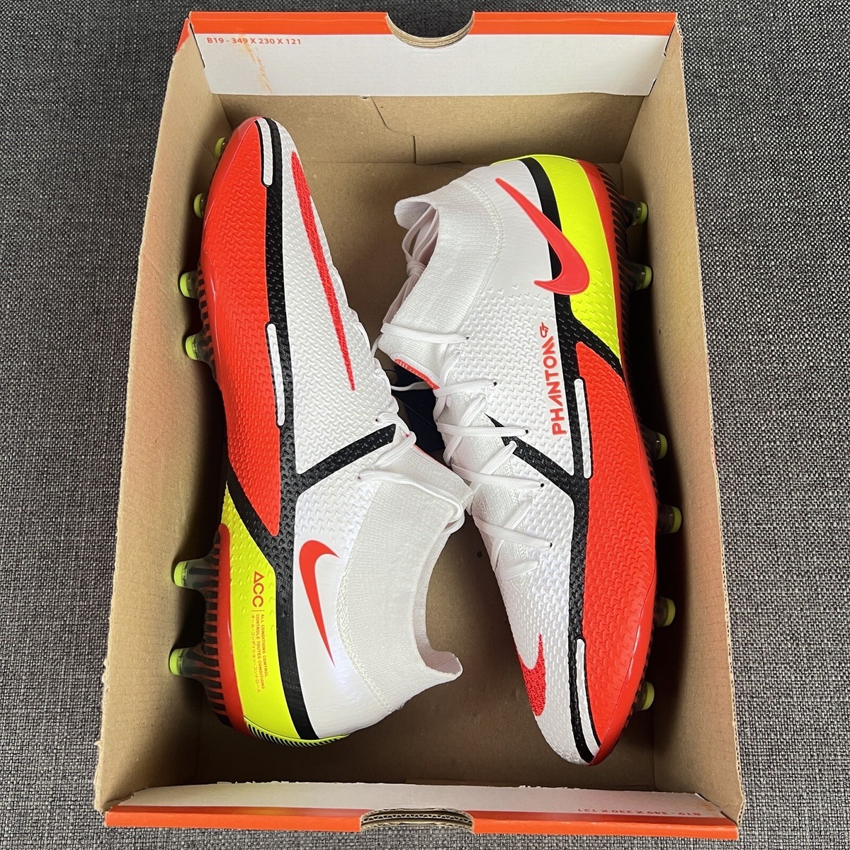 Nike Phantom GT2 Elite DF AG-Pro Crimson ACC Volt White Mens