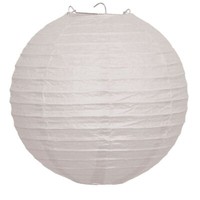 501, Lampion 1 Stk Papier Weiß Rund Ca 20 Cm Ø China Lampe Laterne