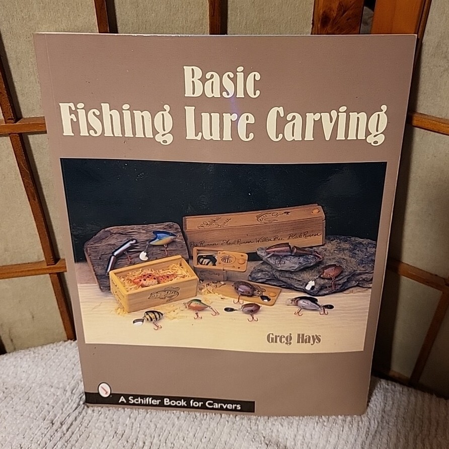 Vtg Basic Fishing Lure Carving by Greg Hays Paperback Book 4 Folk Lures Wood Lot eBay