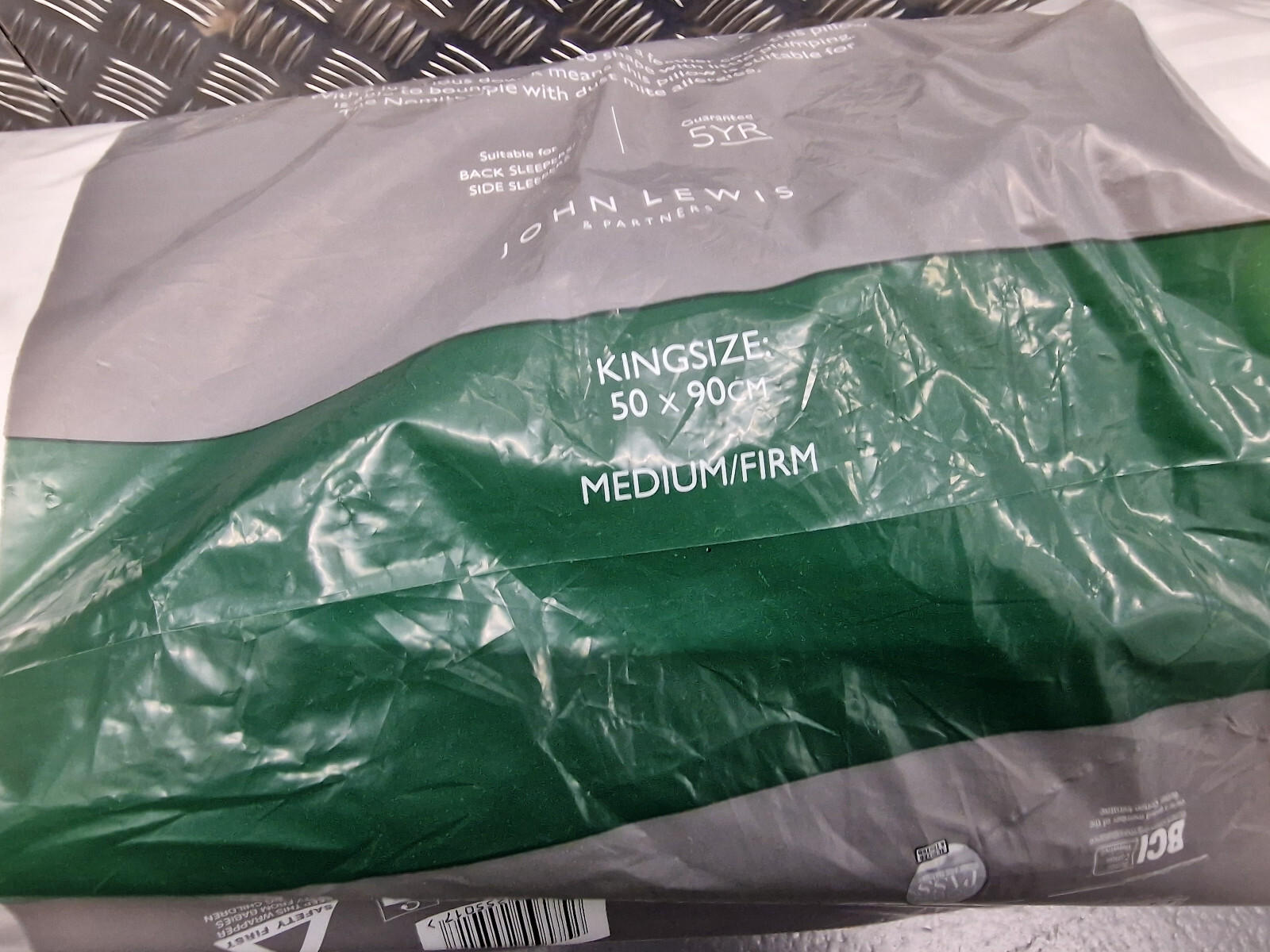 John Lewis Natural Collection Hungarian Goose Down Kingsize Pillow