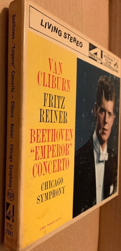 VINTAGE REEL TAPE~Van Cliburn~Texas Prodigy Pianist~Beethoven~Concerto~1961 RCA