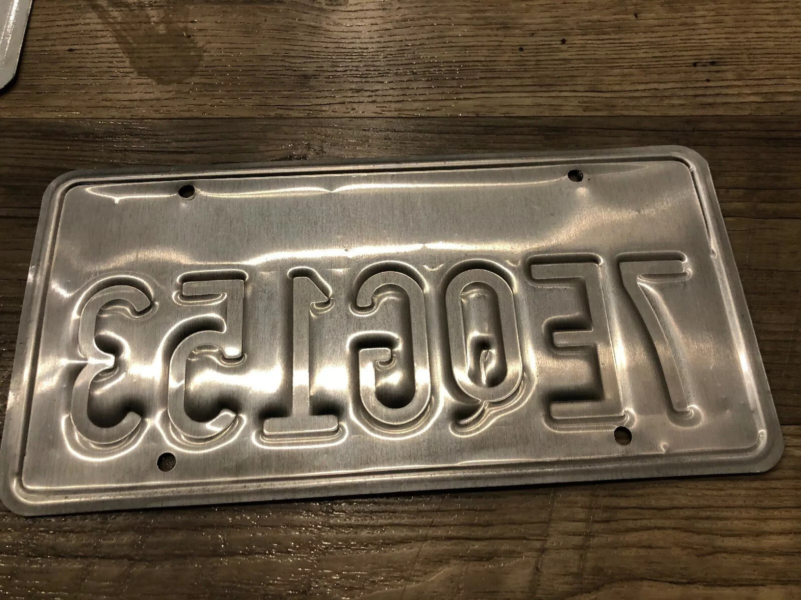 CALIFORNIA LICENSE PLATE Red on White Style RANDOM CHARACTERS FREE