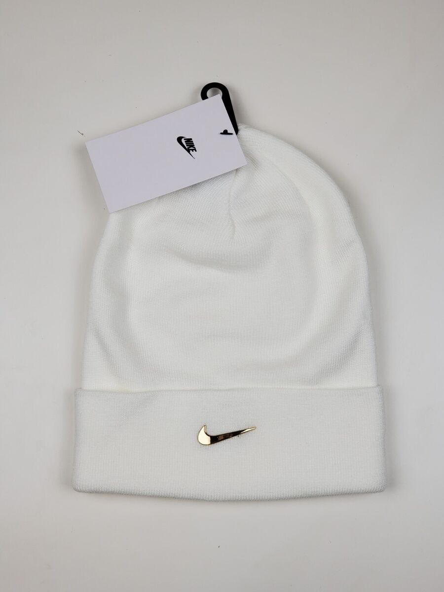Nike Air Sportswear Metal Swoosh Cuffed Beanie Hat SAIL Nike Air Sportswear Metal Swoosh Cuffed Beanie Hat SAIL