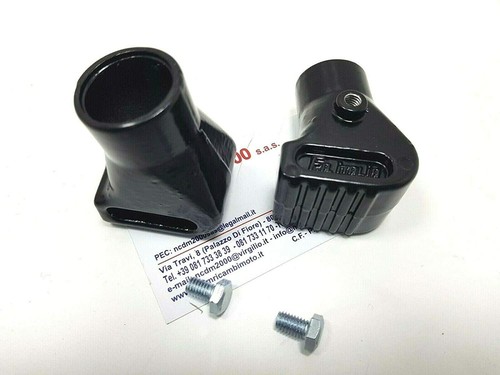 Coppia Scarpette Piedini Cavalletto in alluminio lucidato per VESPA 50 125 150 200 PK HP PX PE T5 ARCOBALENO COSA