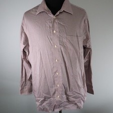 Kenneth Cole Reaction Shirt Mens XL 17-17.5 34/35 Pocket Button Up Long Sleeve