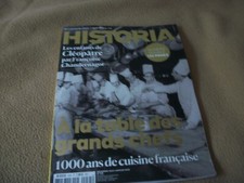 Historia N°935( A la table des grands chefs)