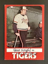 Gene Dusan Autograph Signed 1980 TCMA Tacoma Tigers
