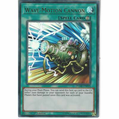 DUDE-EN039 Wave-Motion Cannon | 1st Edition | Ultra Rare Card | YuGiOh TCG  Spell | eBay