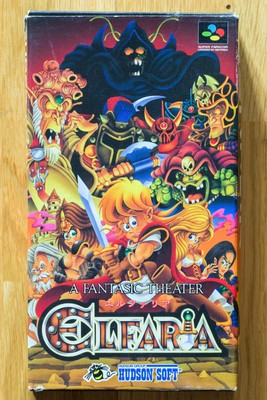 Elfaria Video Game for Nintendo Super Famicom (SNES) - Japanese