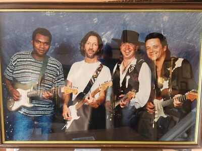 Rare Stevie Ray Vaughan Eric Clapton Jimmie Vaughan Robert Cray