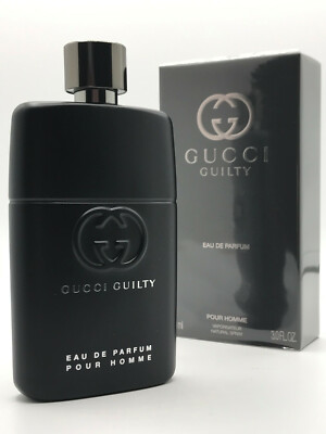 New Gucci Guilty Pour Homme Eau De Parfum Spray 3.0 oz Sealed Box