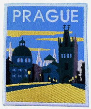 Prague Patch Iron/Sew-on Badge Travel Czech R...