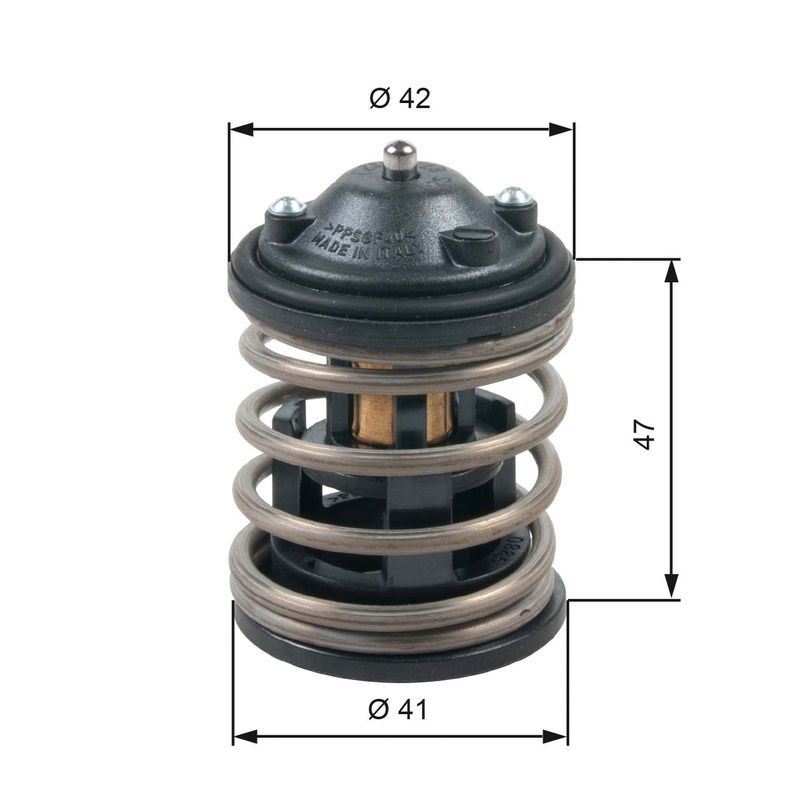 THERMOSTAT COOLANT TH47487G1 FOR BMW 3/F01/F02/F04/E92/E91/E90/X/SAV/E8/F80 5 - Image 27