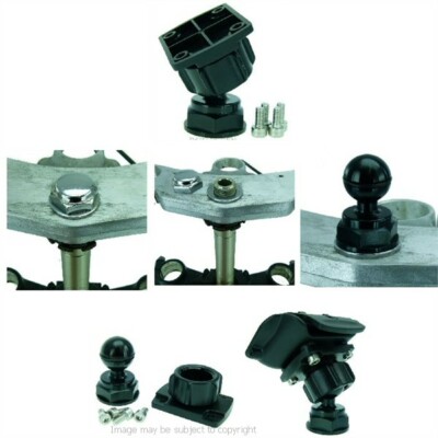 Motorcycle Yoke Cap GPS Mount with 3 Prong Attachment System - Yoke 30 (sku 19365)