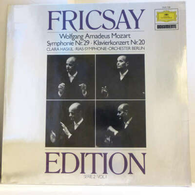 Wolfgang Amadeus Mozart, Ferenc Fricsay, Clara Hask LP Vinyl Scha