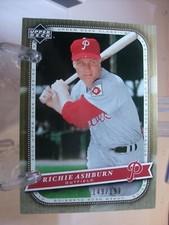 2005 Upper Deck Classics Gold Baseball Card #81 Richie Ashburn 149/199 (87894)