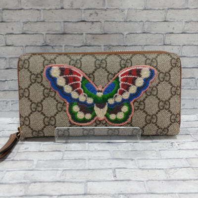 GUCCI Long Wallet Butterfly inch