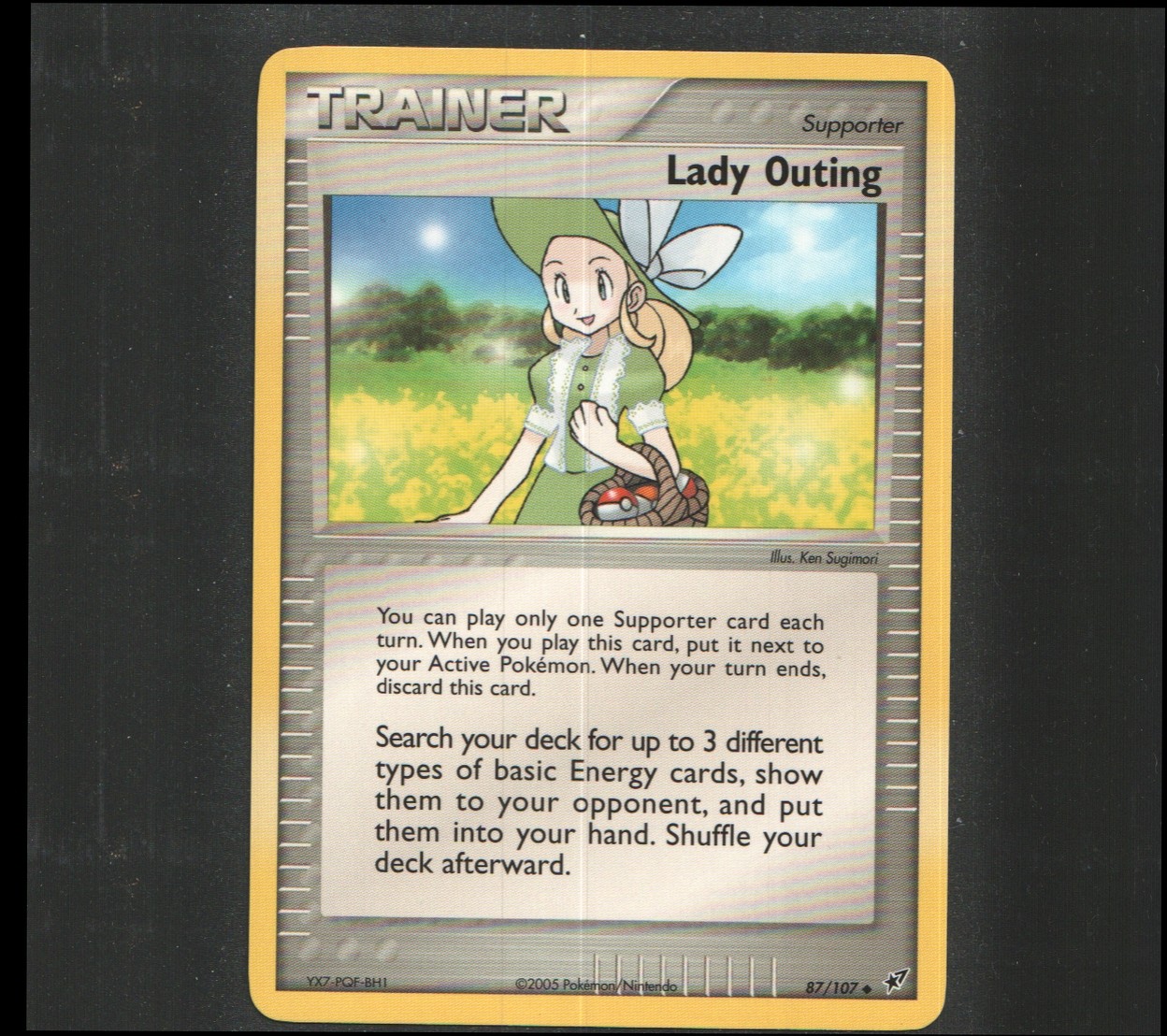 Lady Outing Uncommon Deoxys 87/107 NM Ken Sugimori
