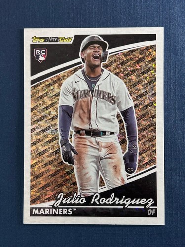 2022 Topps Black Gold #BG-12 JULIO RODRIGUEZ RC Rookie - Mariners