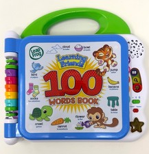 Leap Frog 100 Words Interactive Book - English/Spanish Free Ship SEE VIDEO