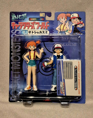 TOMY Pokémon Vol.2 Ash Ketchum & Misty Set Karte OVP