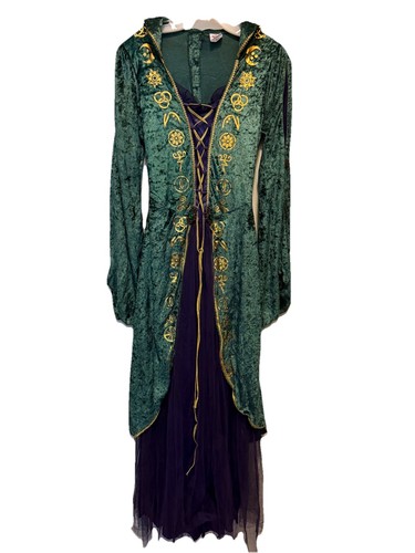 Disney Hocus Pocus Winifred Sanderson Adult Costume Medium Teeth Choker Spirit