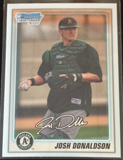 Josh Donaldson 2010 Bowman Chrome 1st Bowman Card Rookie #BDC-113 Oakland A's. rookie card picture