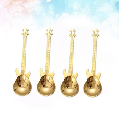 4 Pcs Kaffeelöffel Edelstahl Rostfrei Rührlöffel Kaffeerührer, Edelstahllöffel