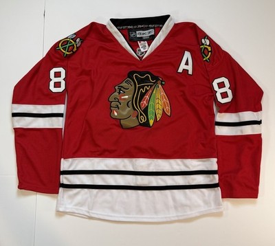 VTG Reebok Mens Red NHL Center Ice Chicago Blackhawks Patrick Kane #88 Jersey 50
