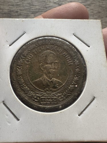 2 Dong Ho Chi Minh President North Viet Nam Coins 1946_LDP Shop. - Afbeelding 1 van 2