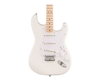 Used Squier Sonic Stratocaster HT - Arctic White w/ Maple Fingerboard