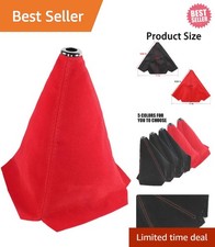 Universal Suede Shift Boot Cover - Dust Dirt Resistant Auto Accessory