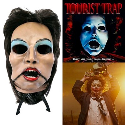 Tourist Trap Texas Chainsaw Massacre Movie Mask w/ Wig Horror 70's