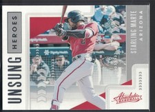 2020 Panini Absolute - Unsung Heroes Starling Marte #UH12 Diamondbacks