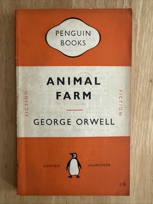 Animal Farm by George Orwell First Edition 1951 Penguin Paperback