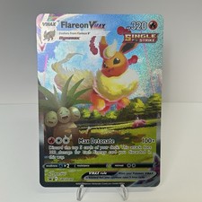flareon vmax pokemon card value FLAREON VMAX POKEMON (2021) BLACK STAR PROMOS