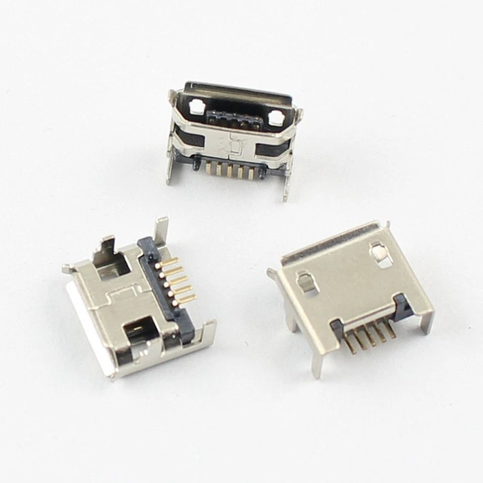 Connecteur à souder micro USB type B femelle / female connector to solder - Photo 2/2