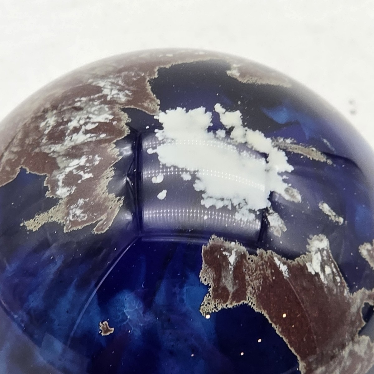 Lundberg Studios World Glass Paperweight 3” 1997-042943 Signed | eBay