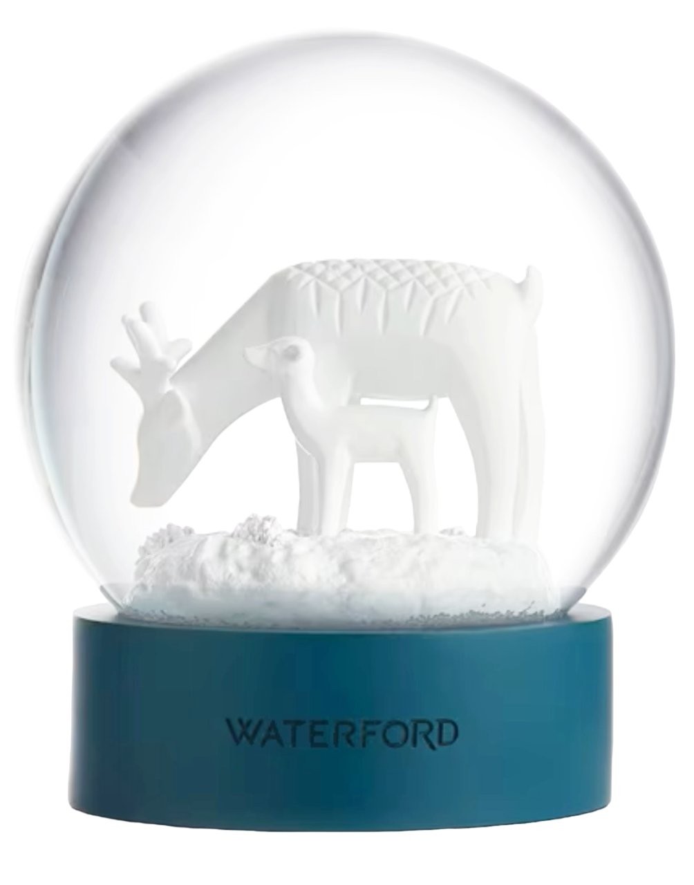 Waterford Reindeer Family Snow Globe