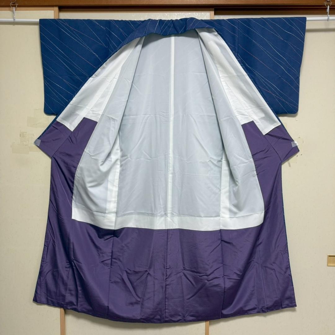 Washable Kimono Small Pattern Polyester Used Leng… - image 6