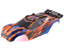 Traxxas Rustler 4X4 VXL Pre-Painted Body w/Clipless Mounting Orange TRA6717T