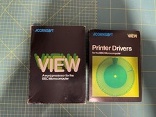 Acorn BBC B, B+ View Textverarbeitung - Boxed V 2.1 mit Druckertreibern + Handbüchern