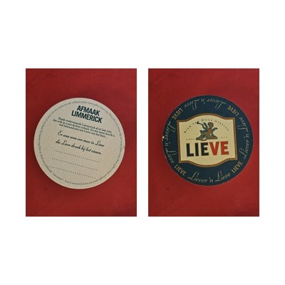 Van Hoge Gisting Afmaak Limmerick Brewery Beer Mat Beermat