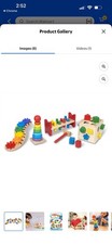 New Melissa  Doug 4 Wooden Classic Rainbow Learning Toys