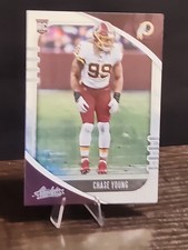 2020 Panini Absolute Chase Young Rookie Card. rookie card picture